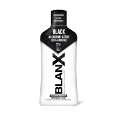 BlanX Black Collutorio Sbiancante ai Carboni Attivi per Macchie e Alitosi, 500ml