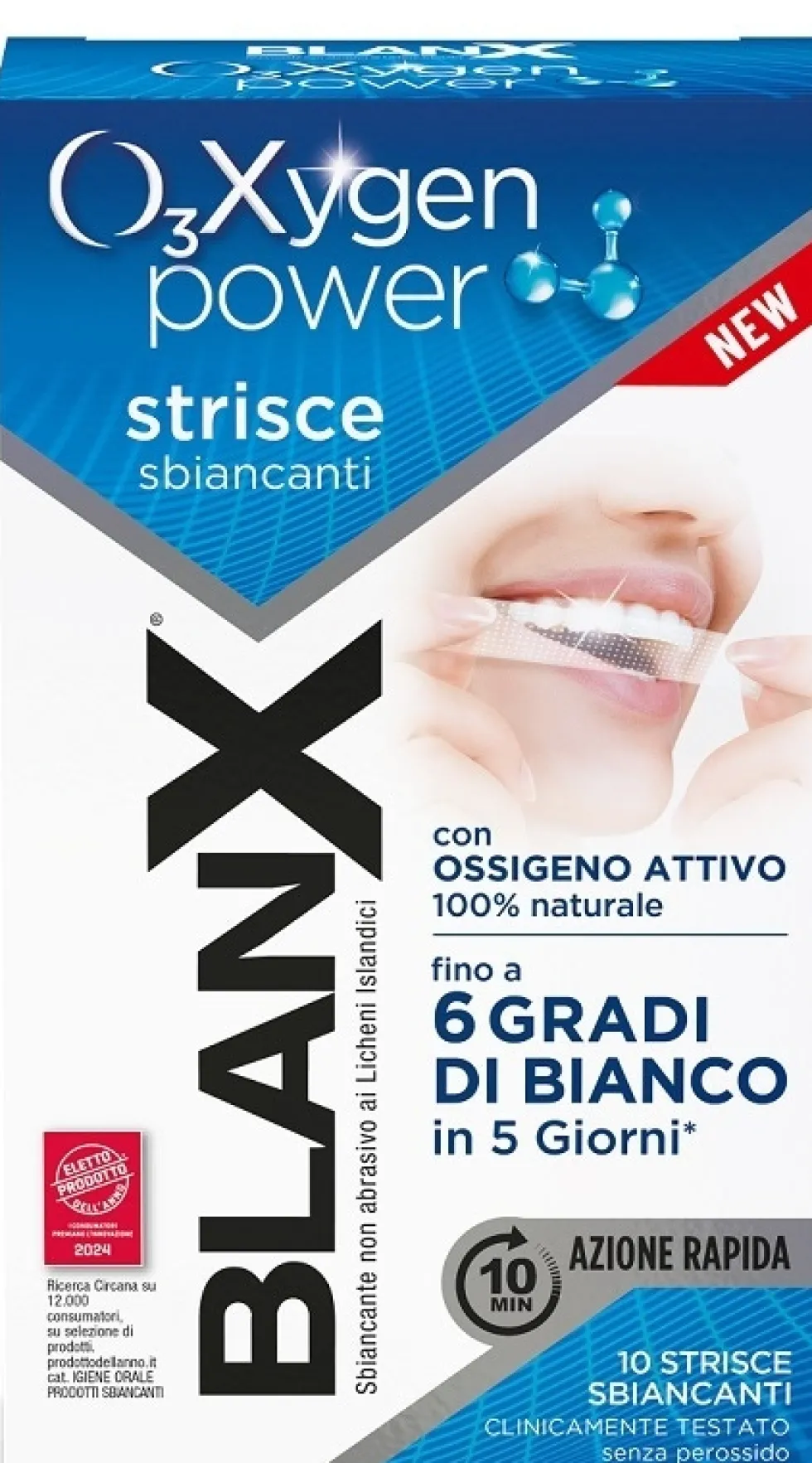 BlanX OXygen Power Strisce Sbiancanti, 10 strisce