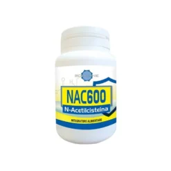 Bodyline NAC 600 N-Acetilcisteina Antiossidante Integratore, 60 Capsule
