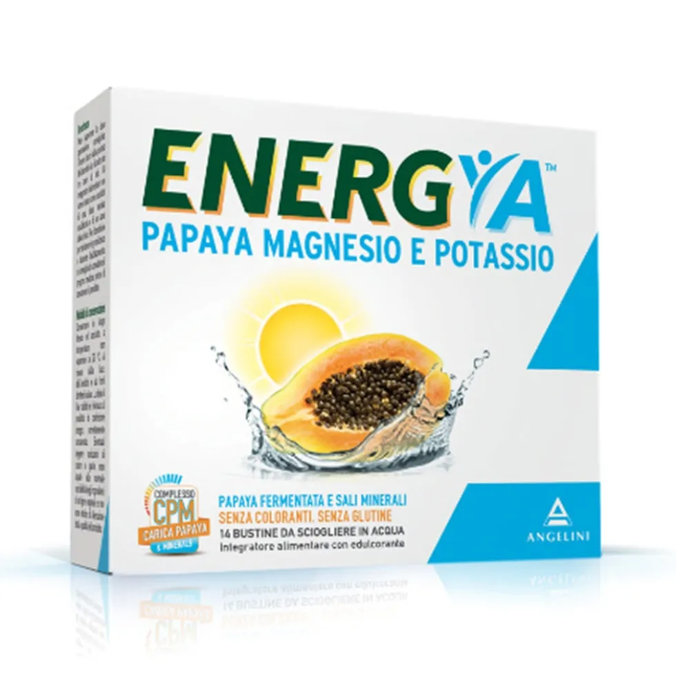Body Spring Papaya Fermentata Magnesio E Potassio, 14 bustine