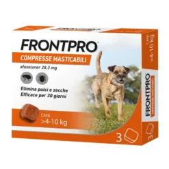 Boehringer Frontpro Antiparassitariio Orale per Cani 4-10Kg, 3 compresse