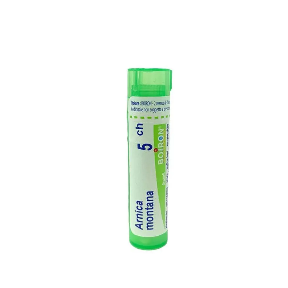 Boiron Arnica Montana 5 CH - Medicinale omeopatico per traumi e dolori muscolari, 80 granuli