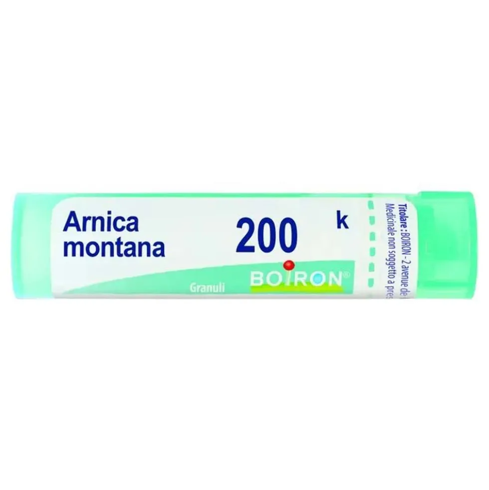 Boiron Arnica Montana 200K - Granuli omeopatici per traumi, lividi e dolori muscolari, 1 g