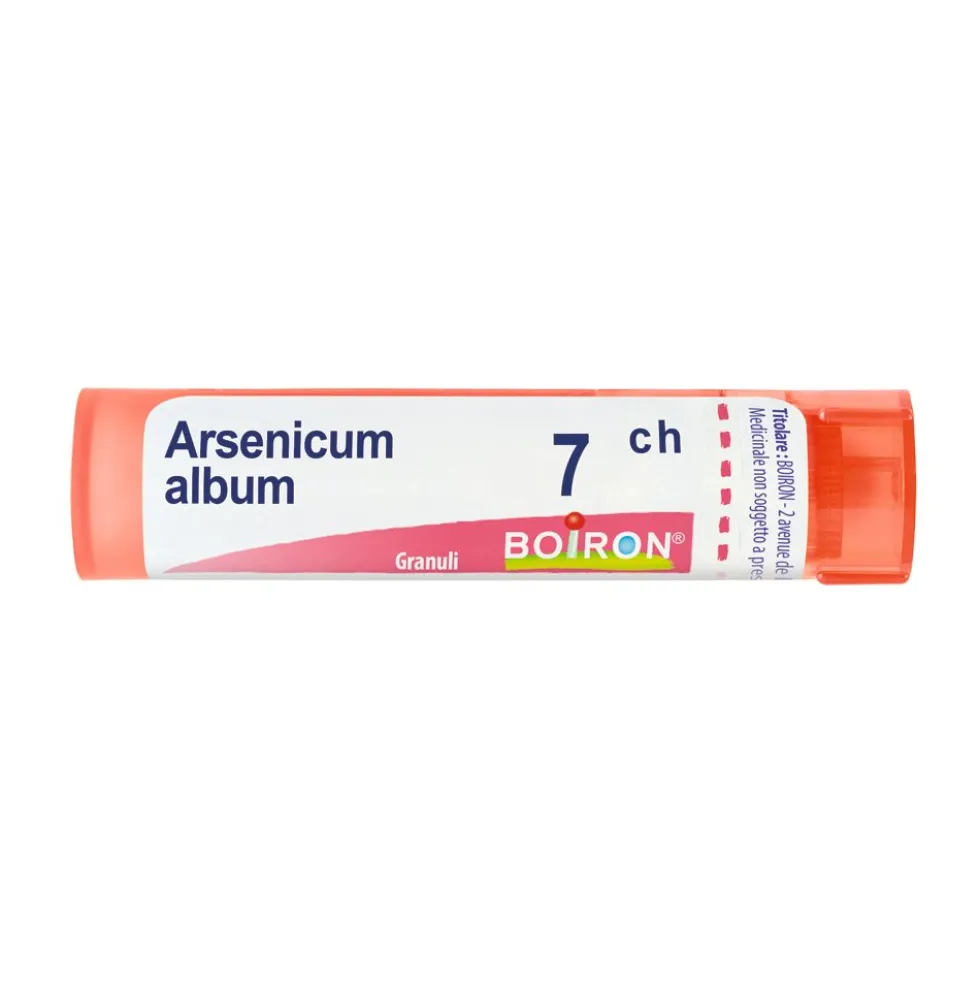 Boiron Arsenicum Album 7 CH - Medicinale omeopatico multidose, 80 granuli
