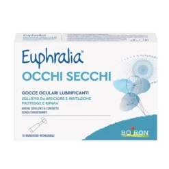 Boiron Euphralia - Occhi Secchi Gocce Oculari Lubrificanti, 15 monodose