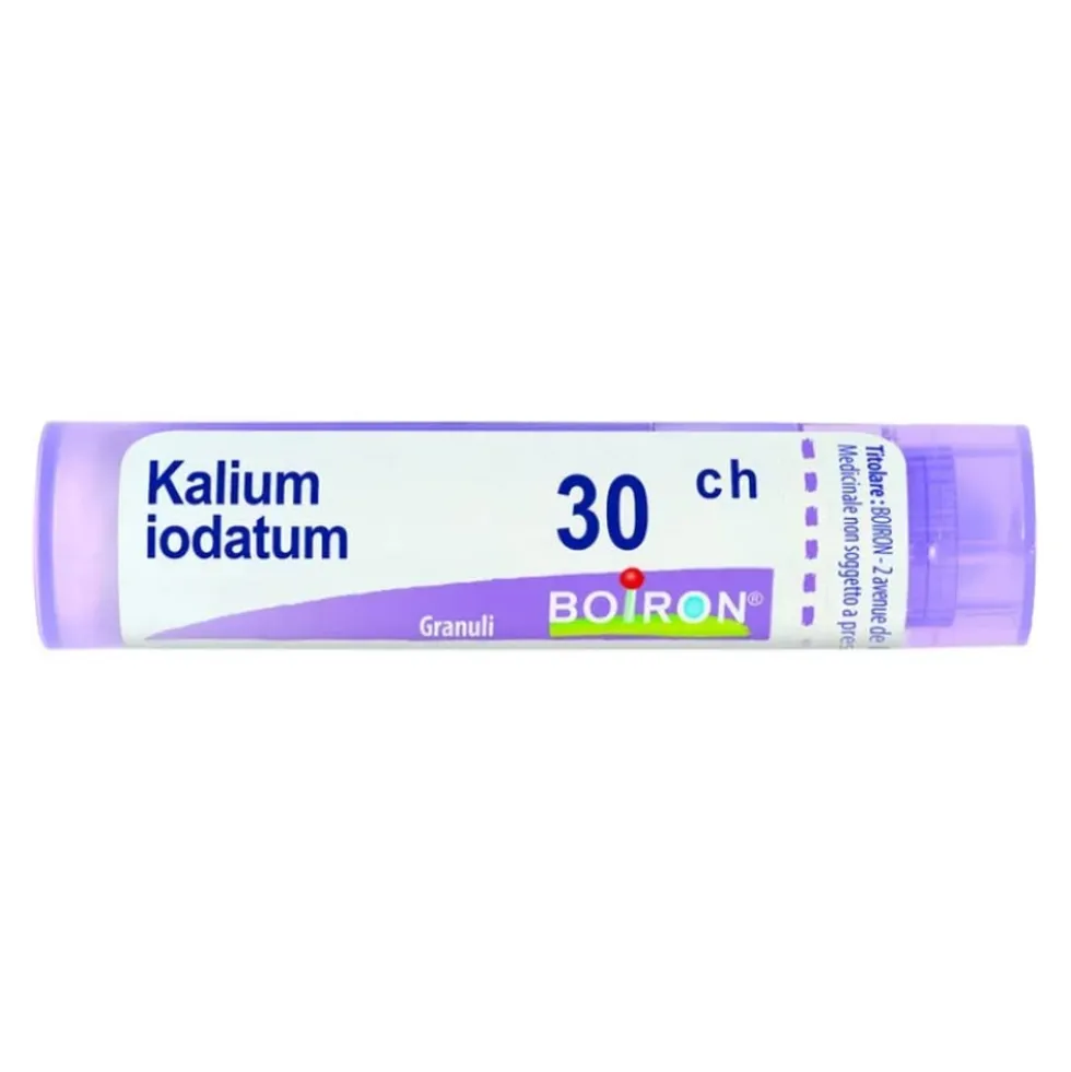 Boiron Kalium Iodatum 30CH - Rimedio omeopatico per le allergie e la sinusite, 80 granuli