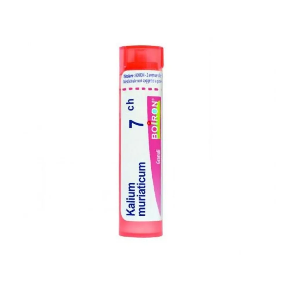 Boiron Kalium Muriaticum 7CH Rimedio Omeopatico in Granuli, 4g