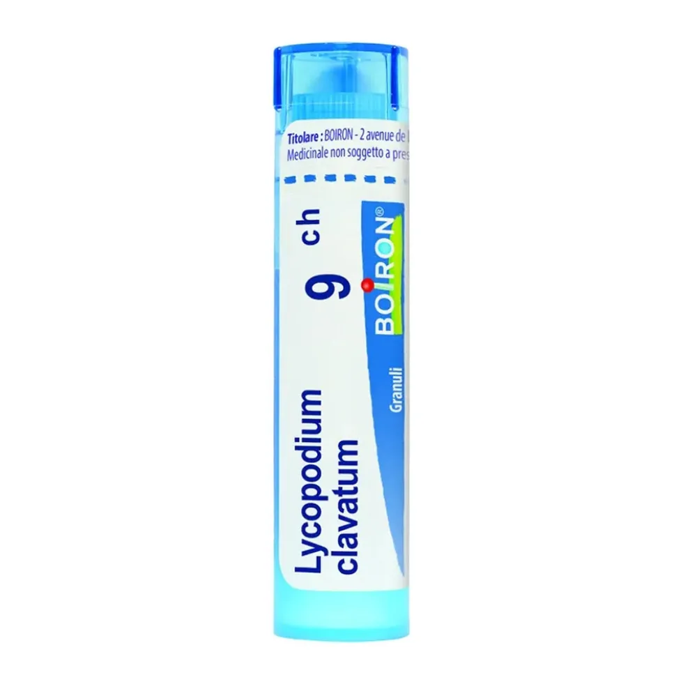 Boiron Lycopodium Clavatum 9ch Medicinale Omeopatico in Granuli Multidose, 4g