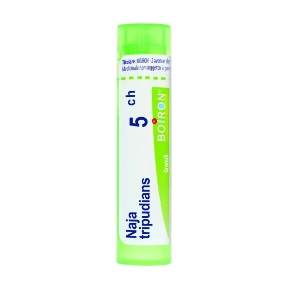 Boiron Naja Tripudians 5CH Rimedio Omeopatico in Granuli, 4g