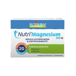 Boiron Nutri'Magnesium 300+ Integratore Stanchezza e Affaticamento, 80 Compresse