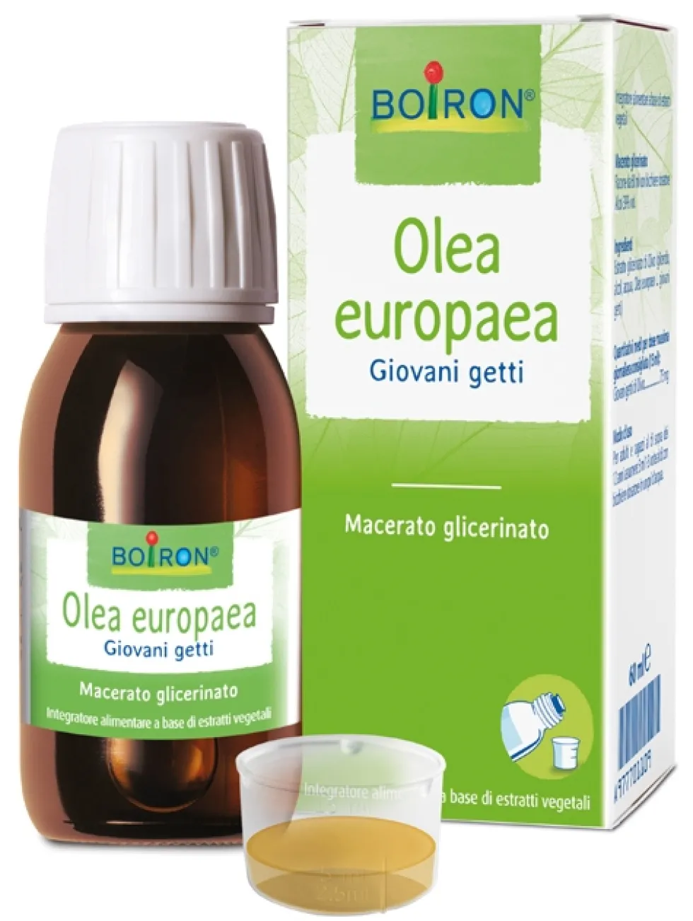 Boiron Olea Europaea Giovani Getti Macerato Glicerico Integratore, 60ml