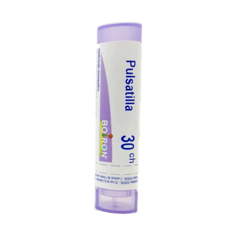 Boiron Pulsatilla 30 CH - Granuli omeopatici per uso orale, contenitore da 4 g (80 granuli)