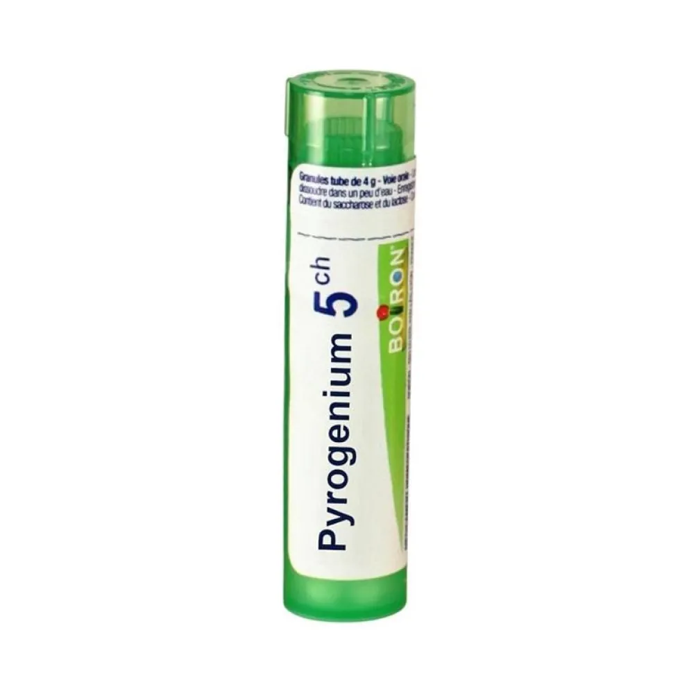 Boiron Pyrogenium 5Ch - Medicinale omeopatico per le infiammazioni e le infezioni, 4 g
