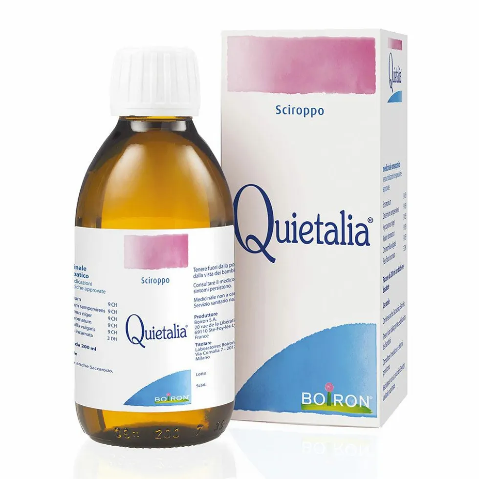 Boiron Quietalia - Sciroppo omeopatico per il sonno e l'agitazione nei bambini, 200 ml