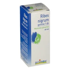 Boiron Ribes Nigrum Gemme 1DH - Medicinale omeopatico per le allergie e le infiammazioni, 60 ml