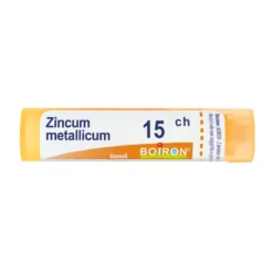 Boiron Zincum metallicum 15CH Medicinale omeopatico in granuli per uso orale, 80 granuli