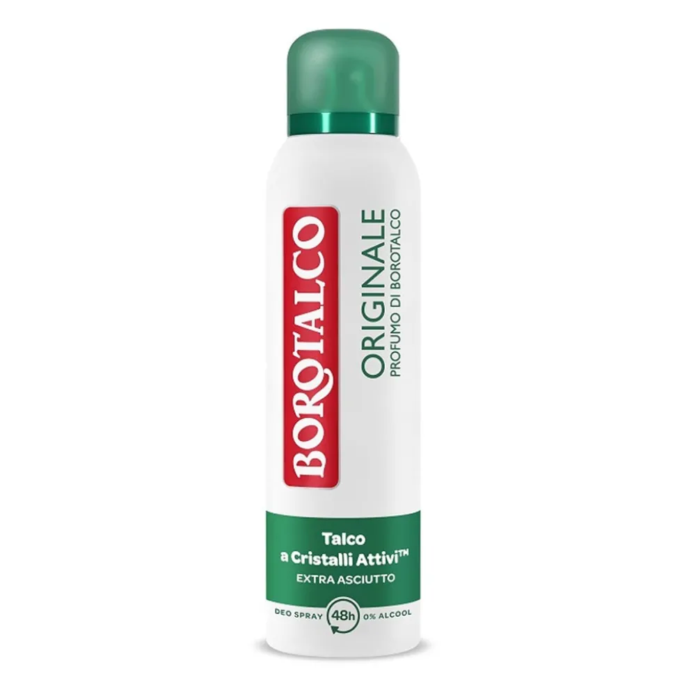 Borotalco Deodorante Spray Originale Profumo di Borotalco Extra Asciutto, 150ml