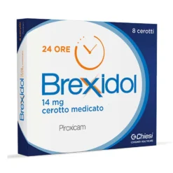 Brexidol Cerotto Medicato 14mg Piroxicam Antidolorifico Locale, 8 Cerotti