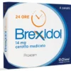 Brexidol 14 mg - Cerotto medicato per i dolori muscolari e articolari, 4 cerotti