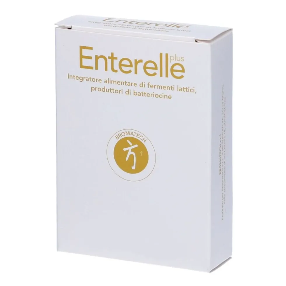 Bromatech Enterelle Plus Integratore Alimentare di Fermenti Lattici, 48 capsule