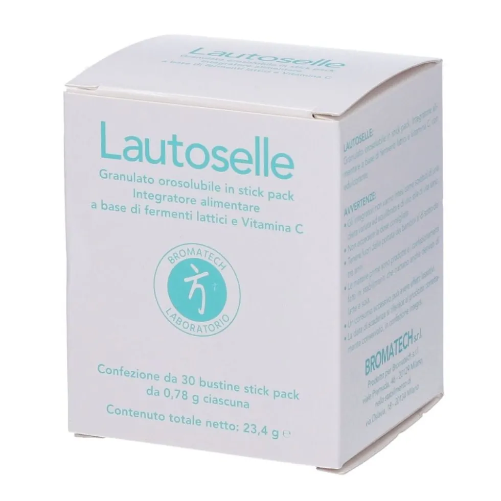 Bromatech Lautoselle Integratore di Fermenti Lattici, 30 stick pack