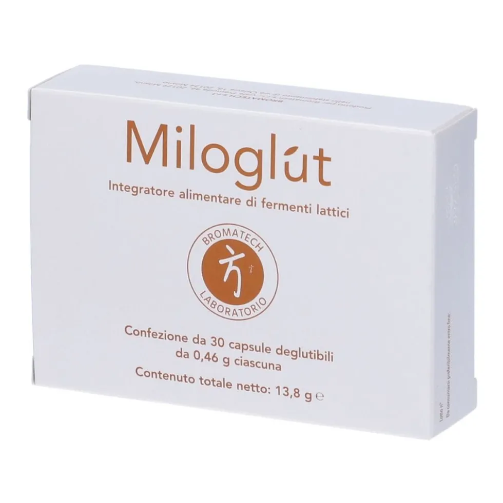 Bromatech Miloglut Integratore Alimentare, 30 capsule