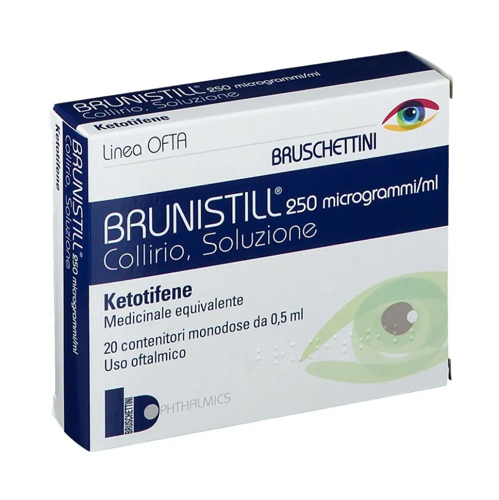 Brunistill 0,025% Collirio, Soluzione 20 Contenitori Monodose