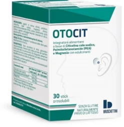 Bruschettini Otocit - Integratore alimentare per il benessere del sistema nervoso, 30 bustine