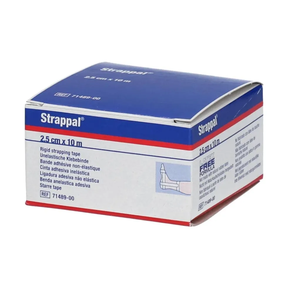 BSN Medical Strappal Benda Anelastica Adesiva 2,5cm x 10m, 1 benda