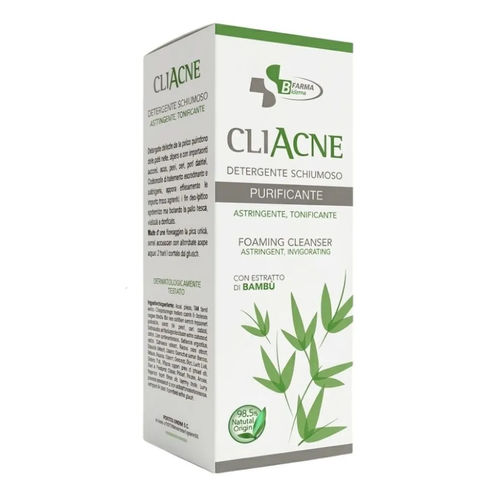 Budetta Farma Cliacne detergente viso pelli miste e impure, 250 ml