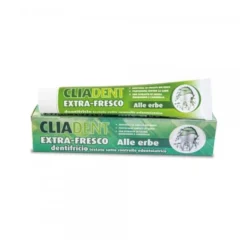 Budetta Farma Cliadent - Dentifricio alle erbe per rinfrescare l'alito e prevenire la carie, 75 ml