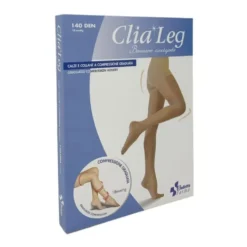 Budetta Farma CliaLeg - Autoreggente 140 Denari 18mmHg Taglia 3 Colore Nero