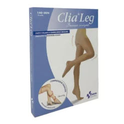 Budetta Farma CliaLeg - Collant 140 den 18mmHg Taglia 3 colore Nero