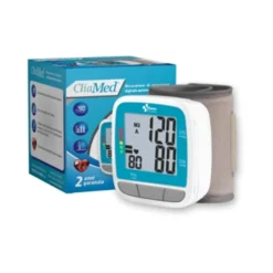 Budetta Farma Cliamed - Misuratore automatico da polso per la pressione arteriosa, 1 pezzo