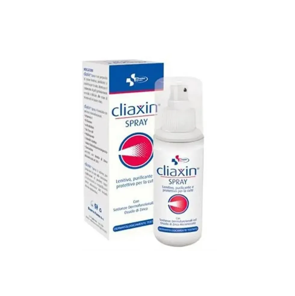 Budetta Farma Cliaxin - Spray lenitivo, purificante e protettivo per la cute, 100 ml