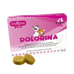 Buona Pet Dolorina Mangime Complementare per Cani e Gatti, 20 compresse