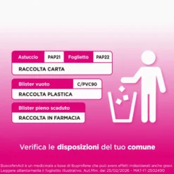 BuscofenAct 400 mg - Analgesico per dolori mestruali e mal di testa, 12 capsule molli