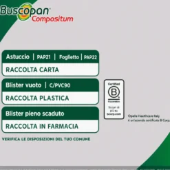 Buscopan Compositum Doppia Azione contro Dolori Forti e Crampi Addominali, 20 Compresse Rivestite