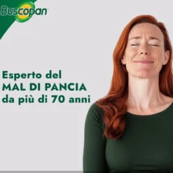 Buscopan contro Mal di Pancia Dolori e Crampi Addominali, 6 Supposte