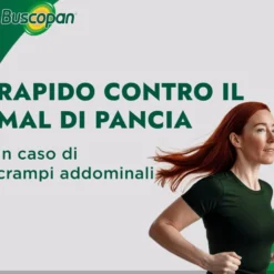 Buscopan contro Mal di Pancia Dolori e Crampi Addominali, 40 Compresse Rivestite