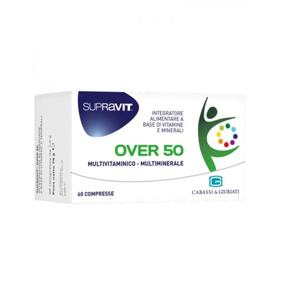 Cabassi & Giuriati Supravit - Over 50 Integratore Alimentare, 60 Compresse