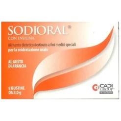CaDi Group Sodioral con Inulina Alimento a Fini Medici Speciali, 8 Bustine