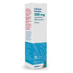 Calcium Sandoz 500mg di Calcio, 20 Compresse Effervescenti
