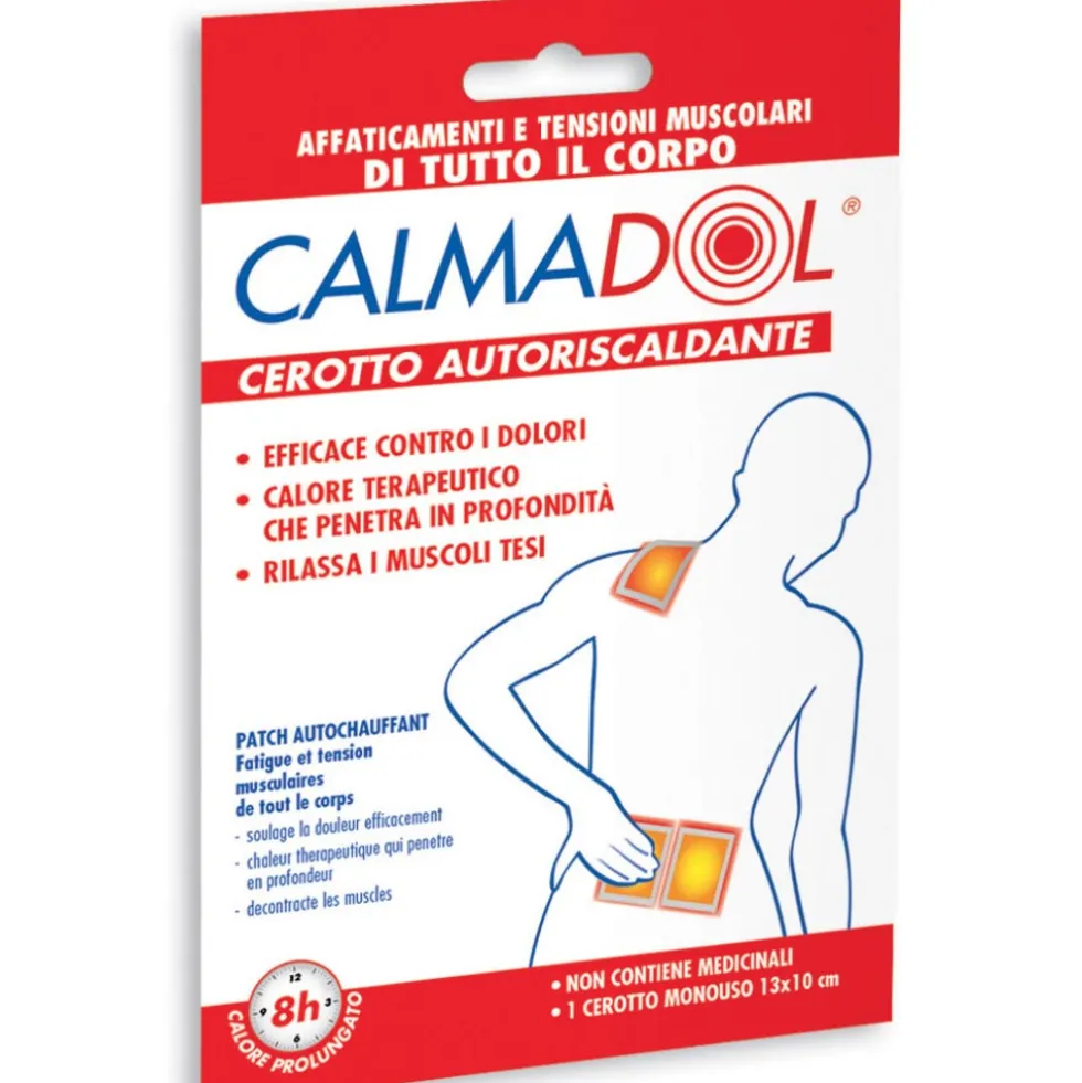 Calmadol Cerotto autoriscaldante - Cerotto termico per i dolori muscolari e articolari, 1 cerotto