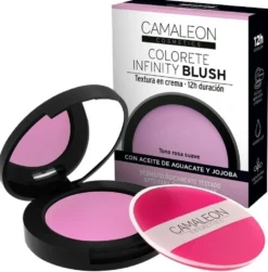 Camaleon Infinity Blush - Fard in crema rosa tenue idratante e resistente all'acqua, 1 pezzo