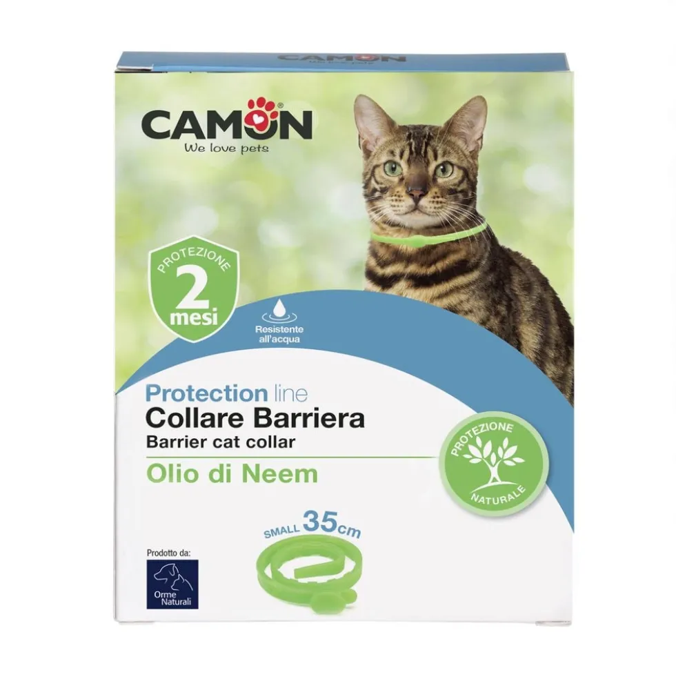 Camon Collare Barriera all'Olio di Neem per Gatto, 1 collare