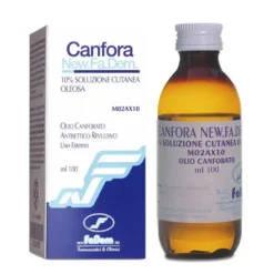 Canfora New Fa.Dem. 10% Soluzione Oleosa Cutanea Antisettico Revulsivo, 100ml