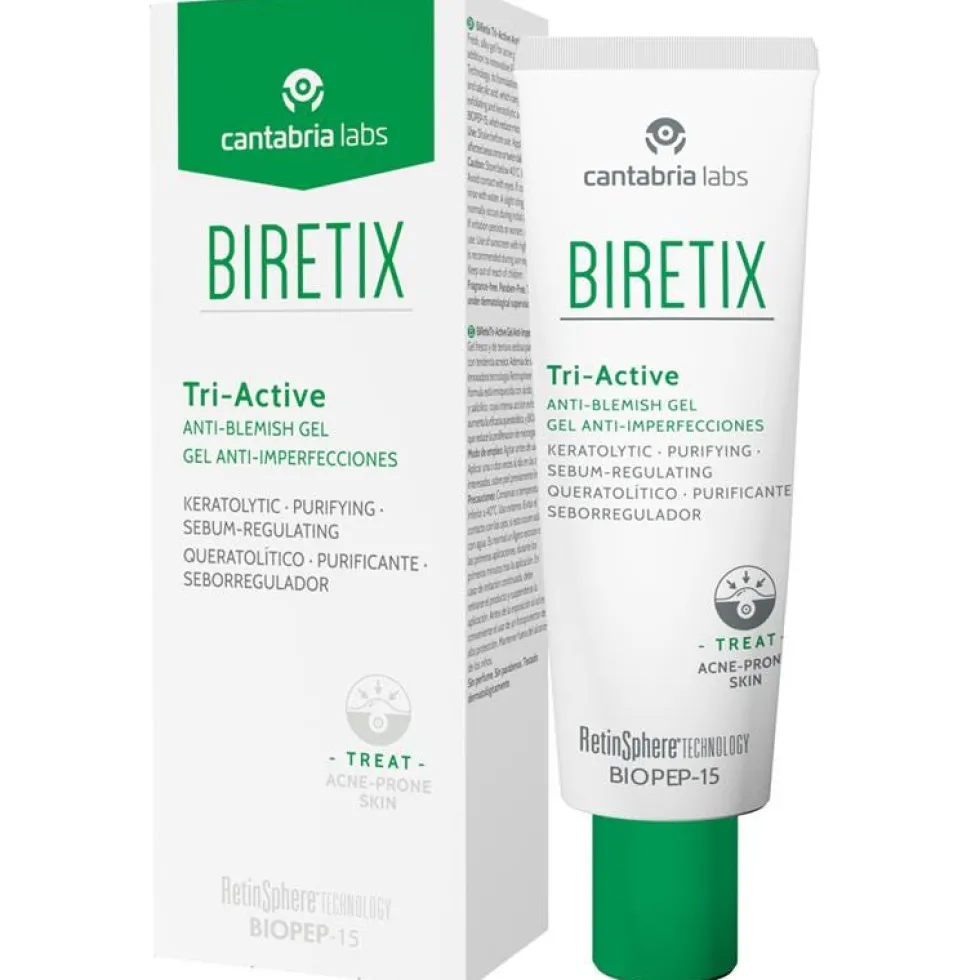 Cantabria Labs Biretix Tri-Active - Gel Anti-Imperfezioni, 50ml
