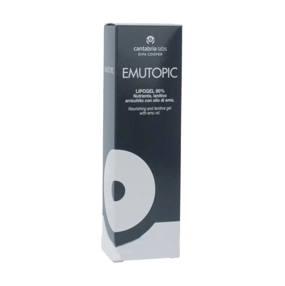 Cantabria Labs Emutopic - Lipogel 90% Nutriente e Lenitivo, 30ml