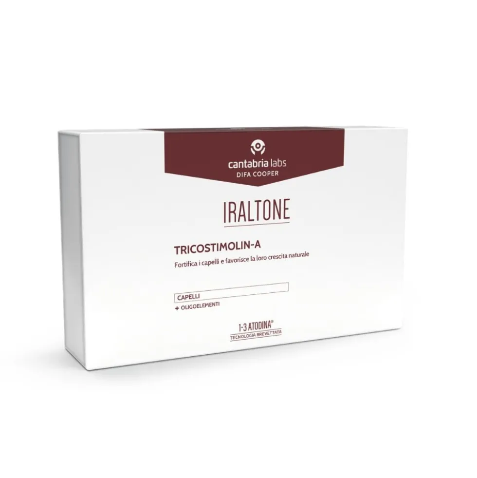 Cantabria Labs Iraltone Tricostimolin-A Rinforzante Capelli, 12 Fiale